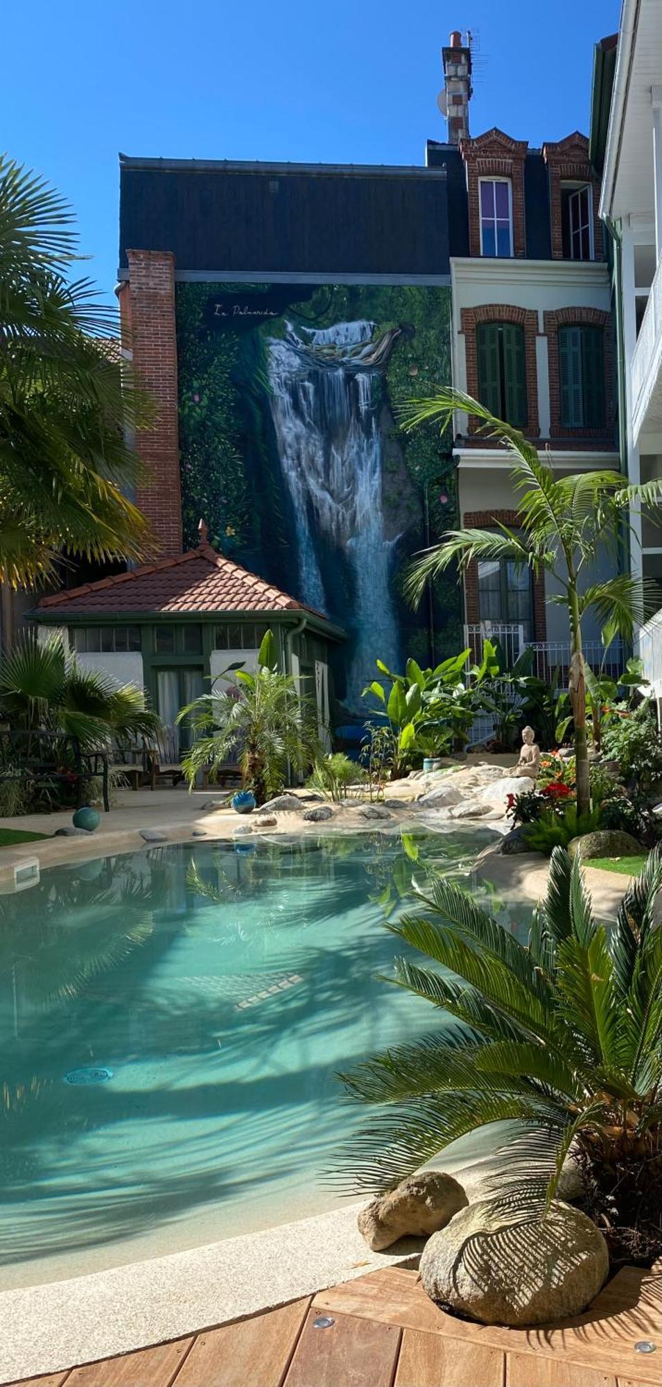 Apartamento Appt Ambiance Chalet 2Ch Piscine Lagon Tarbes Exterior foto